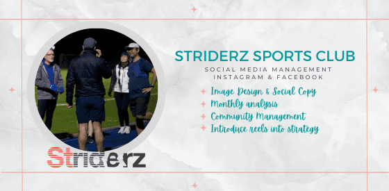 Striderz Club – Social Media